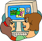 Image of a teacher and student
